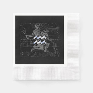 Serviette En Papier Chrome comme Aquarius Connexion Hevelius Map
