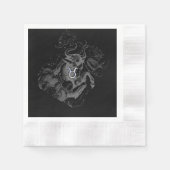 Serviette En Papier Chrome comme Taurus Zodiac Connexion Hevelius Blac (Devant)