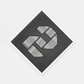 Serviette En Papier Chromium Numéro Deux Papier Naples (Coin)