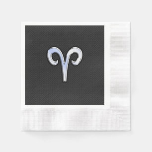 Serviette En Papier Chromosome moderne Like Aries Zodiac Sign