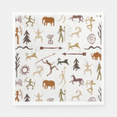 Serviette En Papier Chroniques Caveman (Devant)