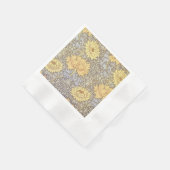 Serviette En Papier Chrysanthème Fleurs de Mère de William Morris (Coin)