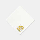 Serviette En Papier Chubby Kitties Design - Cat Art adorable (Coin)