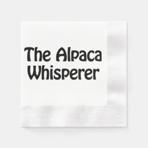 Serviette En Papier chuchotement d'alpaga