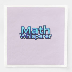 Serviette En Papier Chuchoteur de Maths