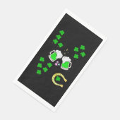 Serviette En Papier Chuck Shamrock Dublin Day Horseshoe irlandais (Coin)