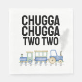 Serviette En Papier Chugga Chugga Deux | 2e anniversaire | Serviettes  (Devant)