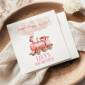 Serviette En Papier Chugga Deux Choo Choo Train 2e fête d'anniversaire