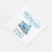 Serviette En Papier Chugga Deux Choo Choo Train 2e fête d'anniversaire (Coin)