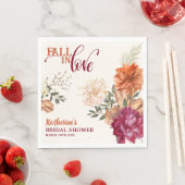 Serviette En Papier Chute amoureuse aquarelle Fête des mariées de chut (En situation)