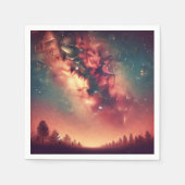 Serviette En Papier Chute Cosmologique Voie Lactée Galaxie Découpage N (Devant)