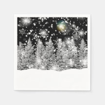 Chute de neige au solstice d'hiver