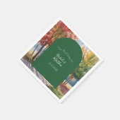 Serviette En Papier Chute du Mariage Feuille (Coin)