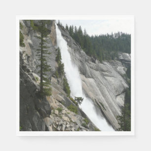 Serviette En Papier Chute du Nevada dans le parc national de Yosemite