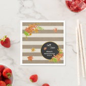 Serviette En Papier Chute en amour Rustique douche nuptiale / baby sho (En situation)