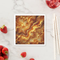 Chute Gold & Ambre Marbre Texture Découpage servie