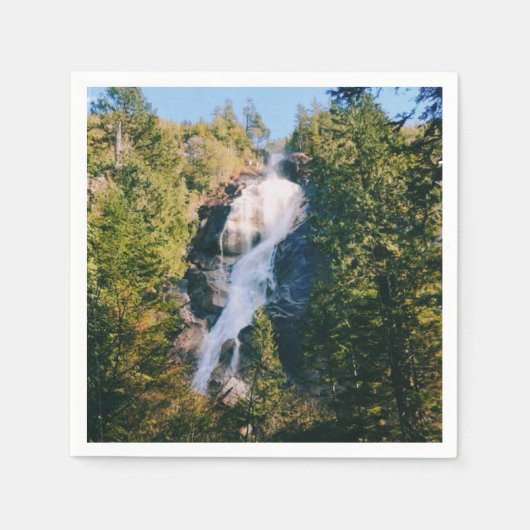 Serviette En Papier Chutes Shannon, Squamish, Canada (Devant)