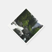 Serviette En Papier Chutes vernales à la distance à Yosemite (Coin)
