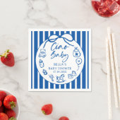 Serviette En Papier Ciao Baby Ciao Baby shower italien serviettes (En situation)
