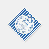 Serviette En Papier Ciao Baby Ciao Baby shower italien serviettes (Coin)