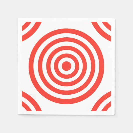 Serviette En Papier Cible (Devant)