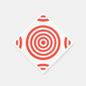 Serviette En Papier Cible (Coin)