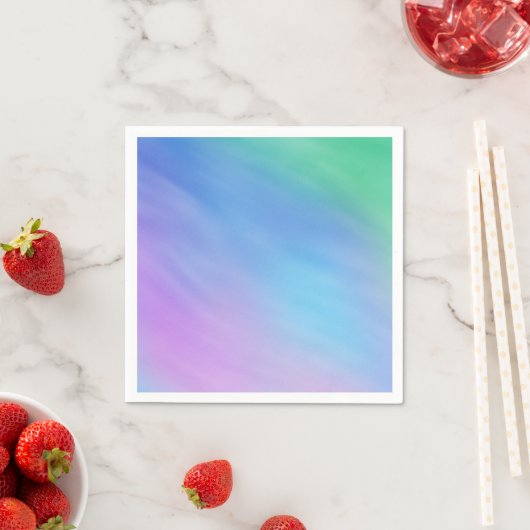 Serviette En Papier Ciel arc-en-ciel doux (En situation)