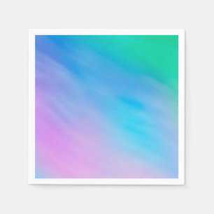 Serviette En Papier Ciel arc-en-ciel doux
