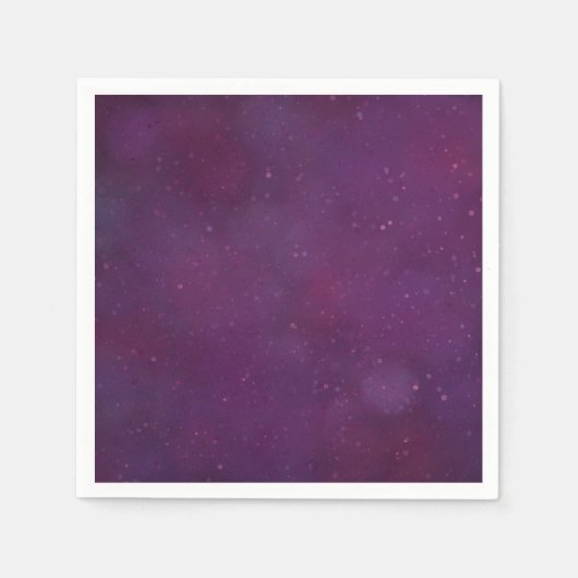 Serviette En Papier Ciel d'étoile violette (Devant)