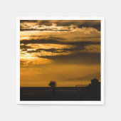 Serviette En Papier Ciel doré (Devant)