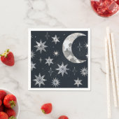 Serviette En Papier Ciel nocturne étincelant (En situation)
