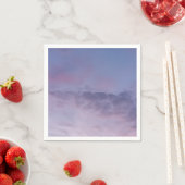 Serviette En Papier Ciel pourpre (En situation)