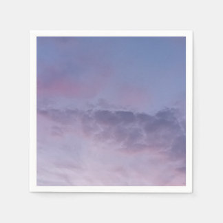 Serviette En Papier Ciel pourpre