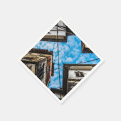 Serviette En Papier Ciel sur Stonetown, Zanzibar (Coin)