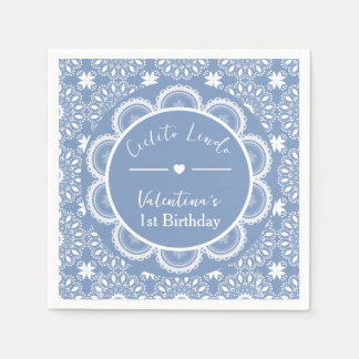 Serviette En Papier Cielito Lindo 1er Anniversaire Bleu