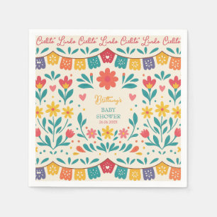 Serviette En Papier Cielito Lindo Baby Shower Fiesta Mexicain