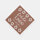 Serviette En Papier Cielito Lindo Talavera Baby shower mexicain Fiesta (Coin)