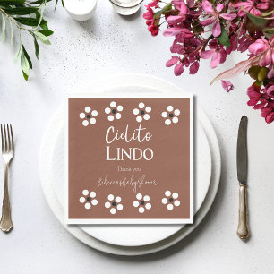 Serviette En Papier Cielito Lindo Talavera Baby shower mexicain Fiesta