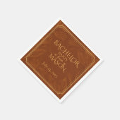 Serviette En Papier Cigar Bar Thème Bachelor Party (Coin)