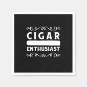 Serviette En Papier Cigar Enthusiast (Devant)