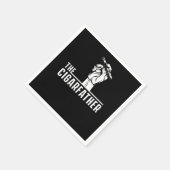 Serviette En Papier Cigarfather Cigar Smoker Humidor Cigars Lover Cade (Coin)