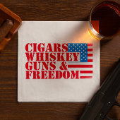 Serviette En Papier Cigars Whiskey Guns Et Liberté