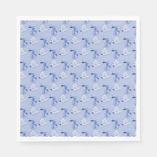 Serviette En Papier Cigognes (Devant)