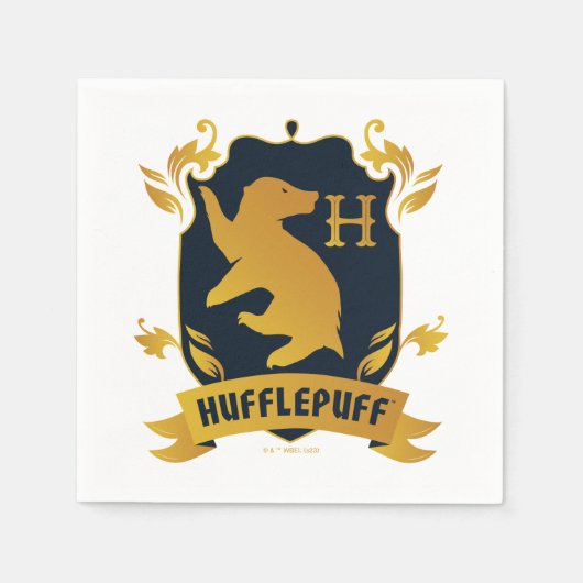 Serviette En Papier Cimetière de maison HUFFLEPUFF™ Orné (Devant)