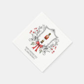 Serviette En Papier Cimetière Holly Berry Crest Nutcracker (Coin)