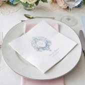 Serviette En Papier Cimier baroque vintage | Mariage chic