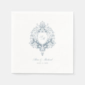 Serviette En Papier Cimier baroque vintage | Mariage chic