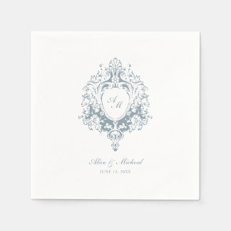Serviette En Papier Cimier baroque vintage | Mariage chic