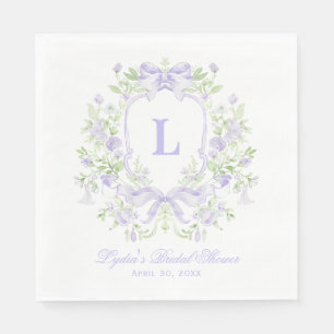 Serviette En Papier Cimier sucré avec Fête des mariées Monogramme arc 