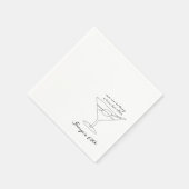 Serviette En Papier Cin Cin 50e fête d'anniversaire, 80e anniversaire (Coin)